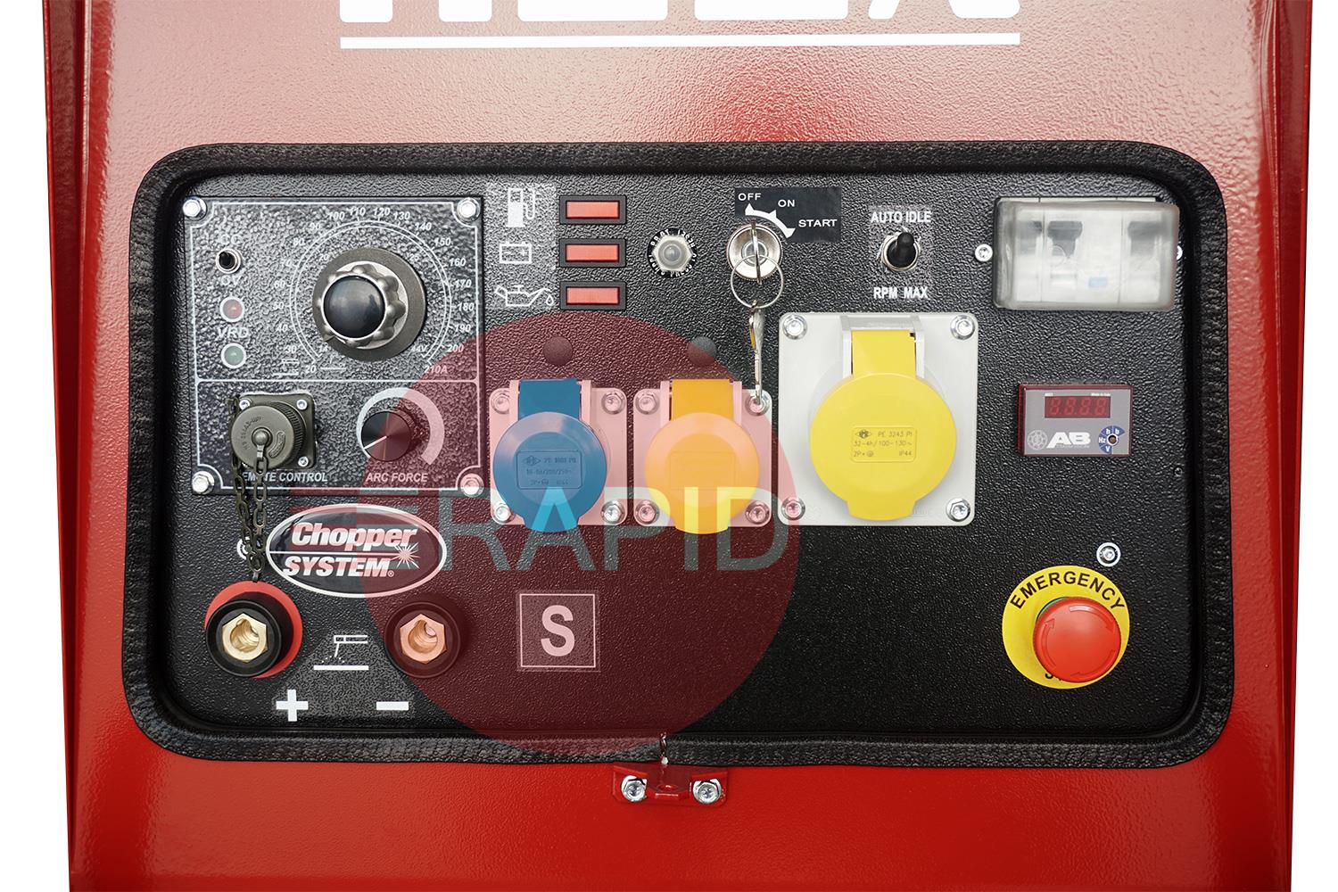 35.37298CVE  MOSA CS 230 YSX CC/CV Diesel Welding Generator - 210A, 110V/230V